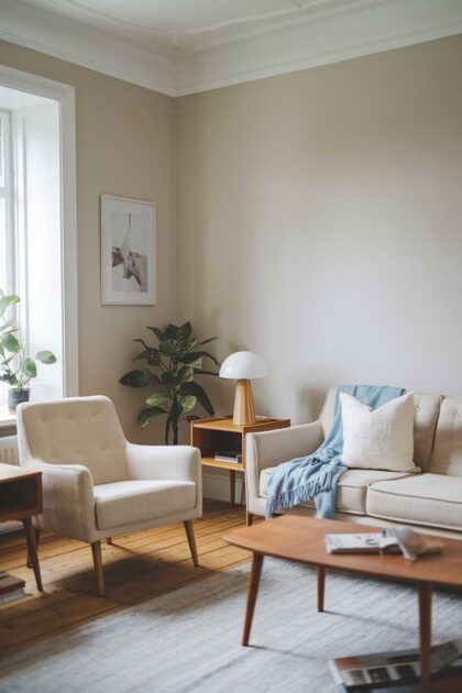23 Scandinavian Mid-Century Living Room Decor Ideas