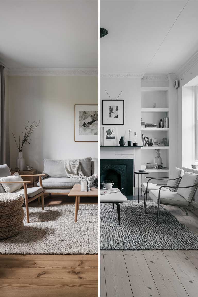 Scandinavian minimalism vs tradicional minimalism