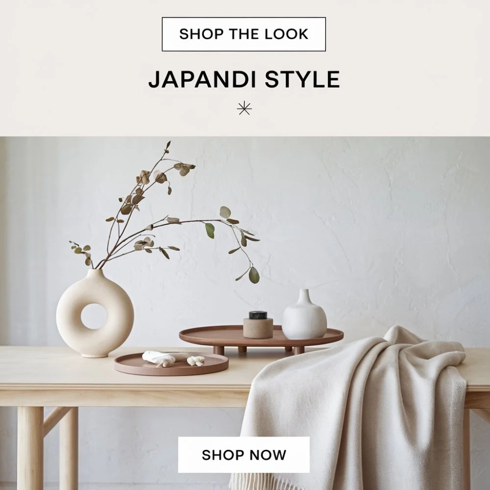 Shop the Look: Japandi Style Essentials. Shop Now