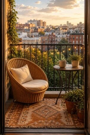 A small balcony design