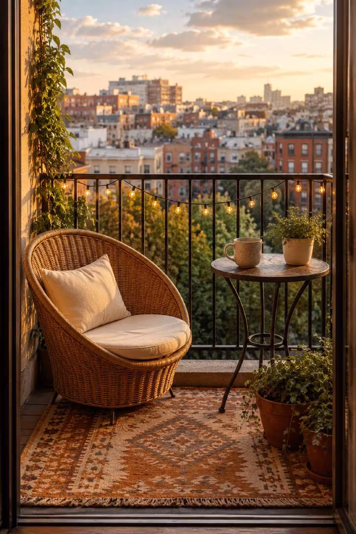 A small balcony design