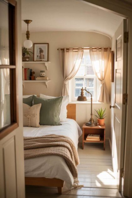 13 Cozy Small Guest Bedroom Ideas That Make a Big Impression 18 A small guest bedroom