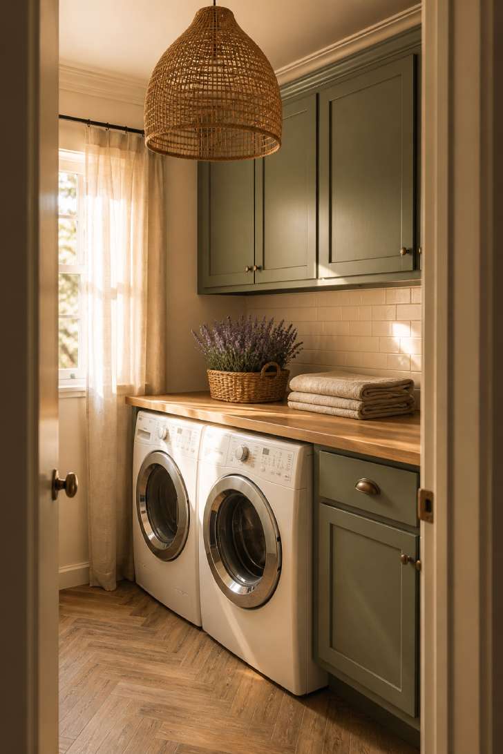 A small laundry room makeover
