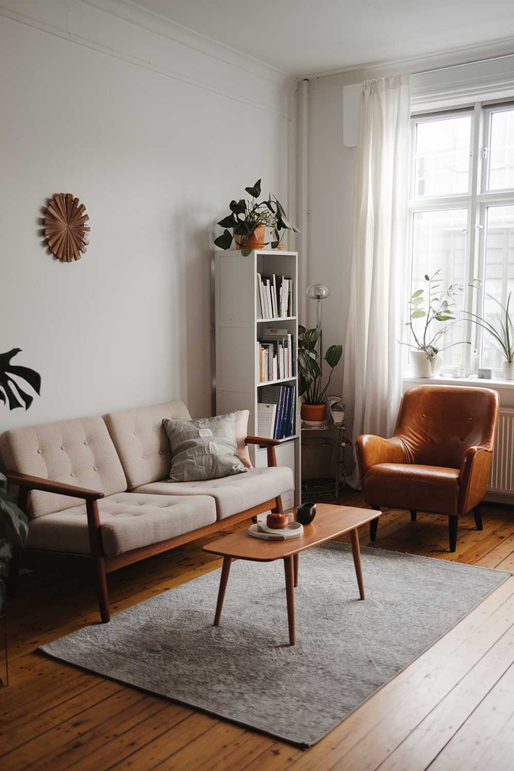 A small Scandinavian living room