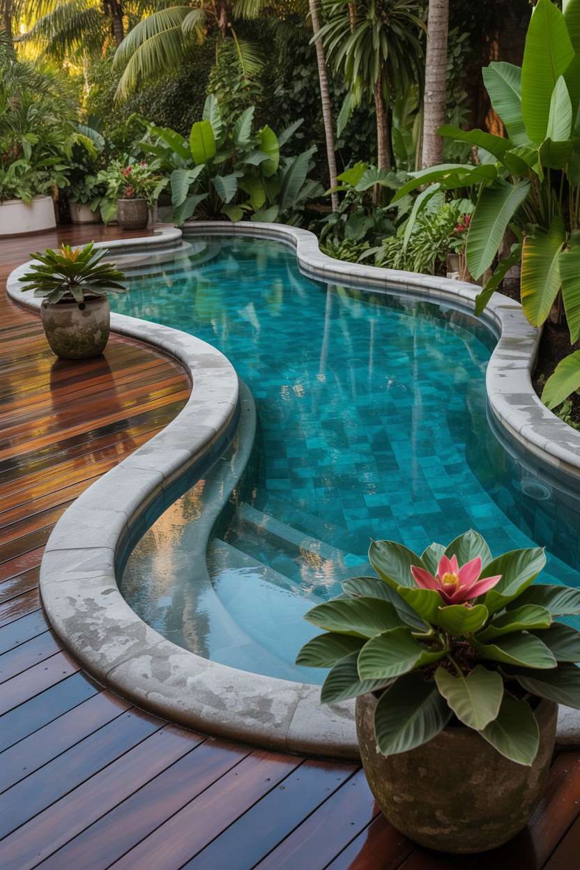 A swimming pool design