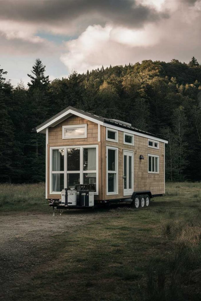 Tiny home in the woods