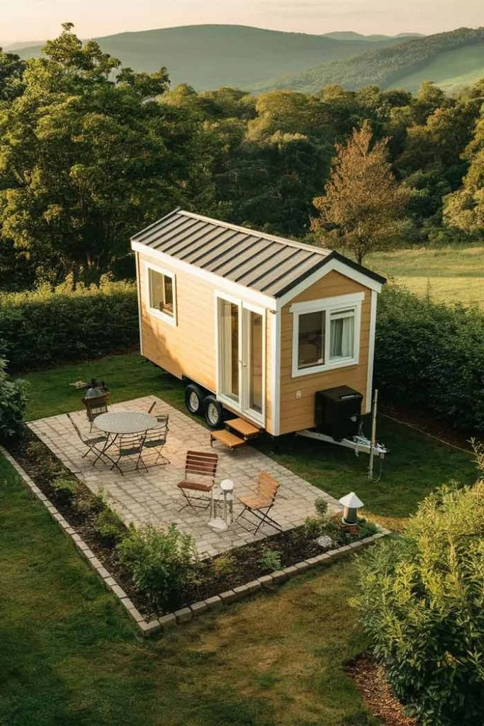 Ultimate Guide to Tiny House Living: Tips & Essentials 3 Tiny House with a patio