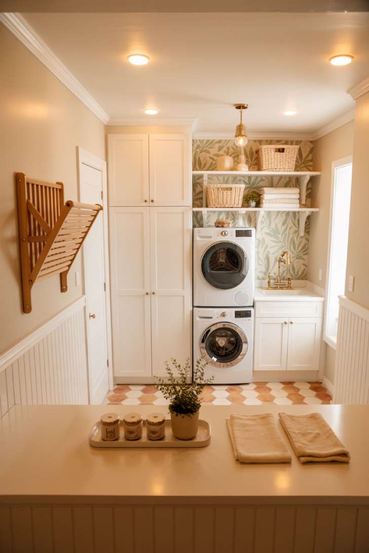 Simple Spaces 13 A tiny laundry room