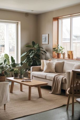 View of 23 Warm and Neutral Living Room Decor Ideas That Work