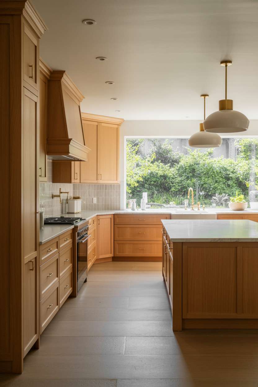 white oak kitchen fi 00 From cabinets to flooring, these white oak kitchen ideas blend natural charm with modern elegance for any home
