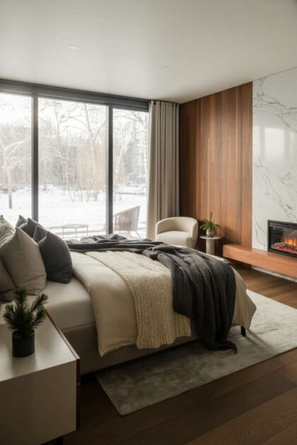 Picture of 21 Cozy Winter Bedroom Decor Ideas for Warm Seasonal Style